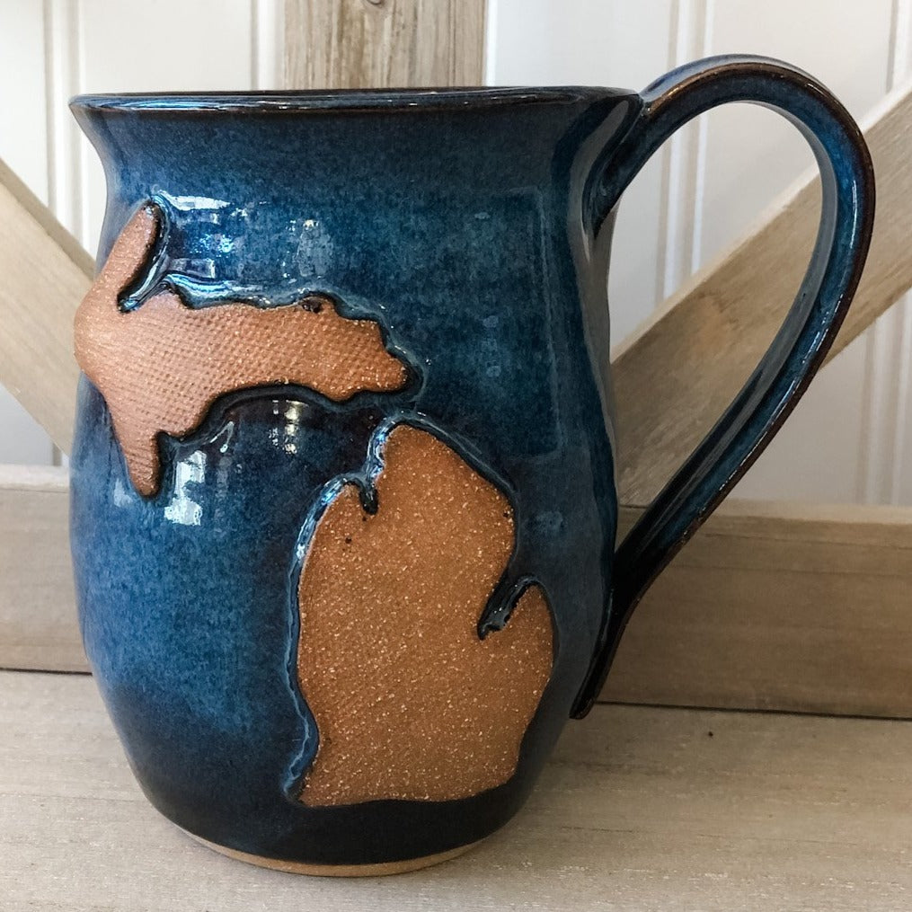 Enjoy Michigan Mitten 16 oz Coffee Mug - Pure Detroit