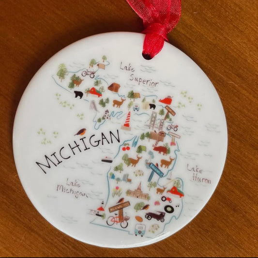 Michigan Icons Ornament