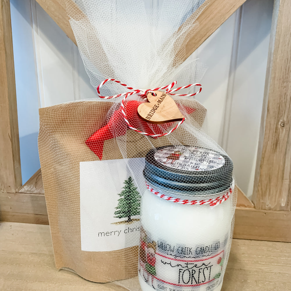 Winter Forest Candle & Grow-Your-Own Christmas Tree Gift Set