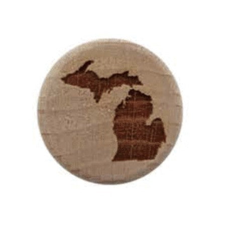 Michigan Silhouette - Natural Cork Bottle Topper