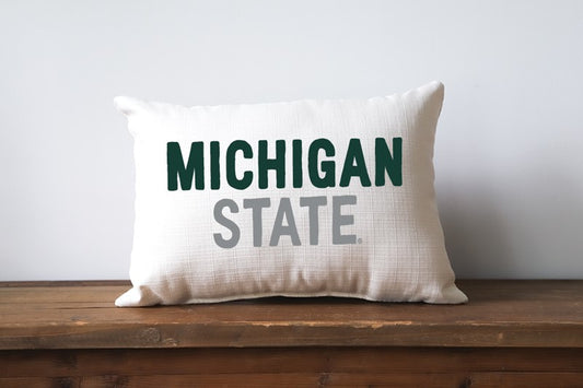 Michigan State Collegiate Tones Pillow