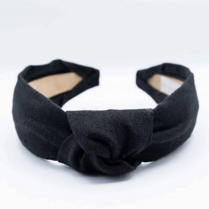 Black Knotted Headband