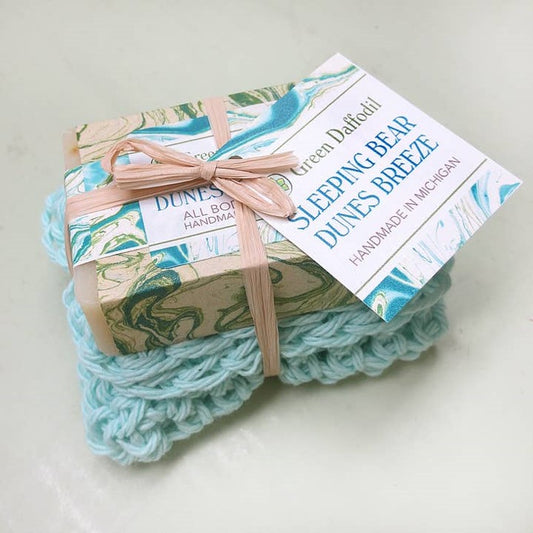 Sleeping Bear Dunes Breeze Soap & Washcloth Set