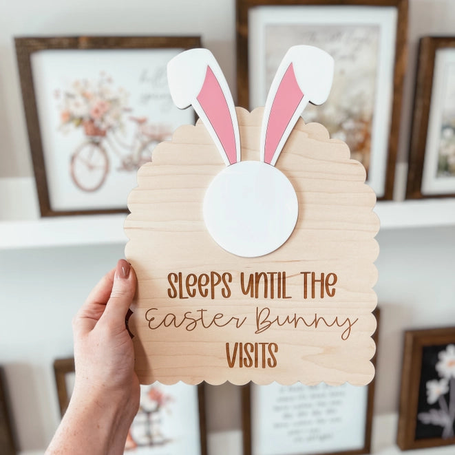 Easter Bunny Countdown Sign