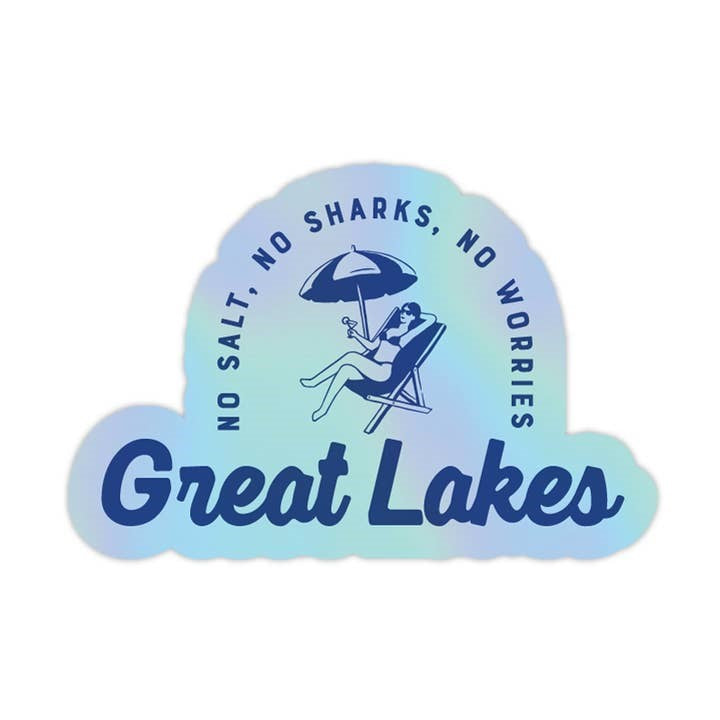 Holographic Great Lakes Sticker