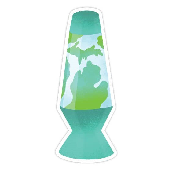 Groovy Lava Lamp Michigan Sticker