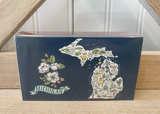 Illustrated Michigan Map Extra-Long 4" Matches