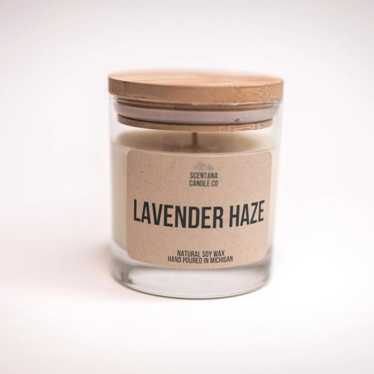 Lavendar Haze Jar Candle