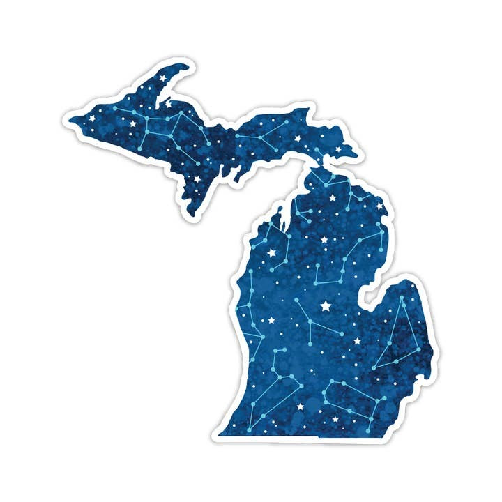 Astrology Michigan Sticker