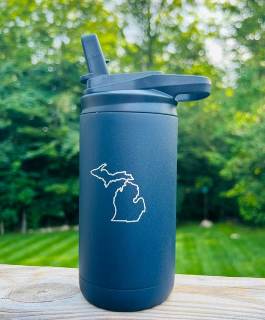 Michigan Spout Tumbler - Matte Navy