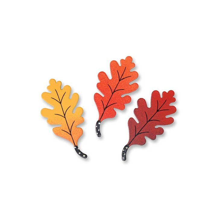 Oak Leaf Magnets (Set of 3)