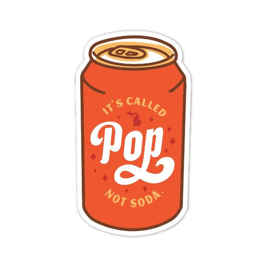 It's Pop, Not Soda Sticker