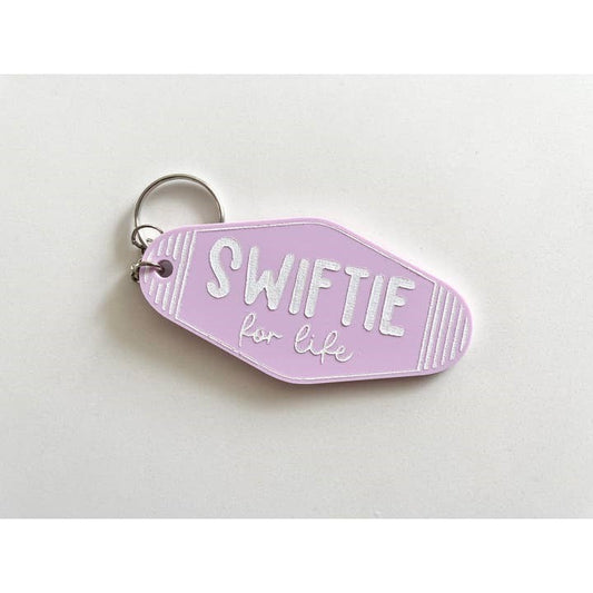 Swiftie For Life Motel Keychain