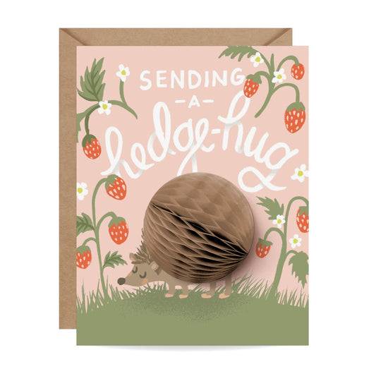 Hedgehug Pop-up Card