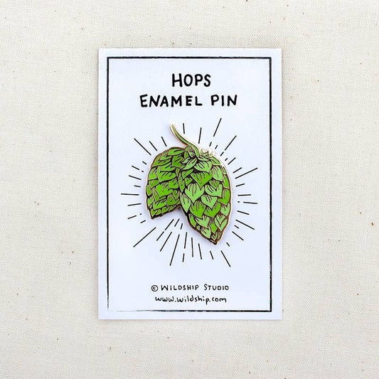 Hops Craft Beer Enamel Pin