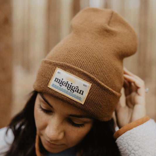 Michigan Patch Beanie