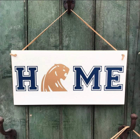 Panther HOME Hanging Sign