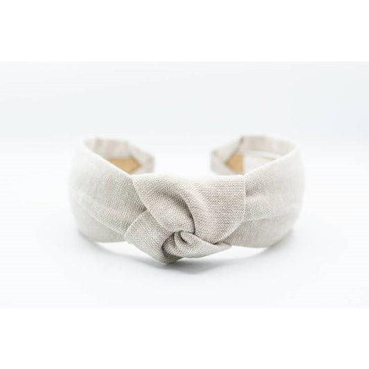 Linen Knotted Headband