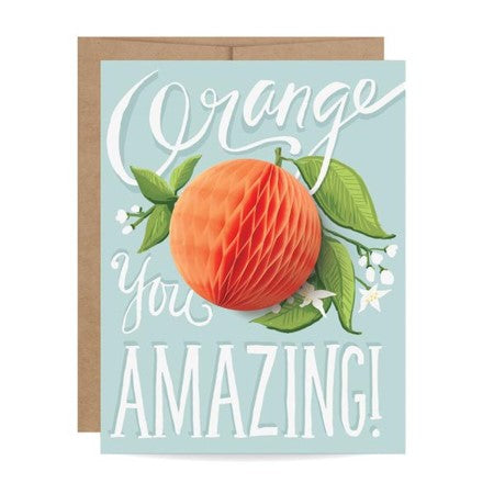 Orange Pop-up Card